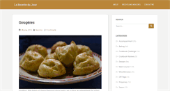 Desktop Screenshot of larecettedujour.org